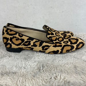 Sam Edelman Jordy Genuine Calfskin Animal Print Flats Size 6.5